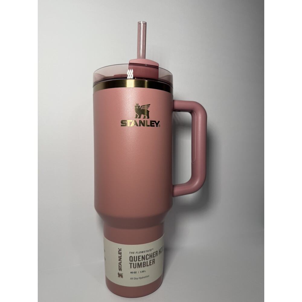 Stanley Limited Edition ANTIQUE PINK 40oz Flowstate Quencher Tumbler BNWT BNIB